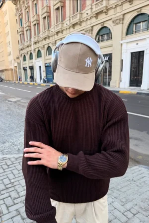 بلوفر صوف أوفر سايز