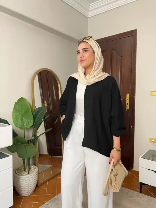 ⁦شميز كتان⁩ - الصورة ⁦9⁩