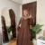 Oversized Dress - Brown